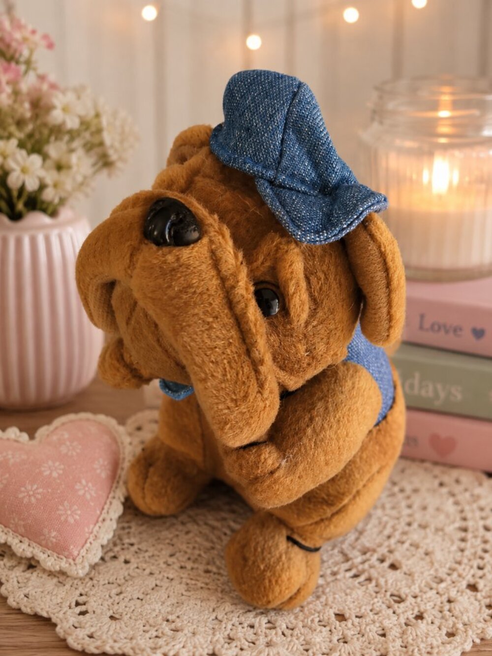 Vintage Wrinkles The Dog Plushie